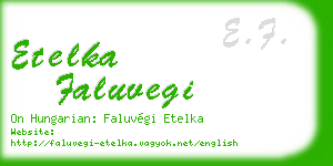 etelka faluvegi business card